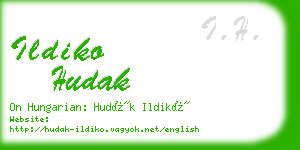 ildiko hudak business card